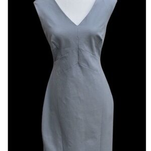 Banana Republic Sloan Light Blue Sleeveless Sheath Dress